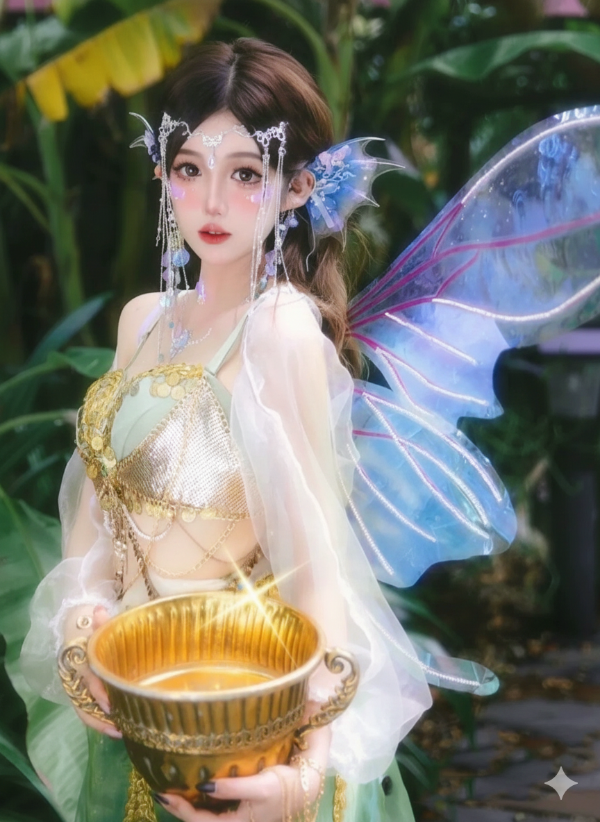 New Mermaid Princess Fairy Dream Fantasy Elf Costume