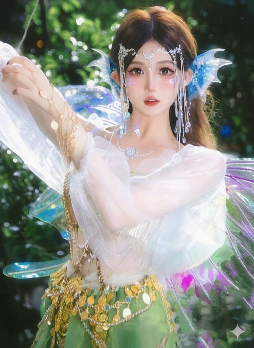 New Mermaid Princess Fairy Dream Fantasy Elf Costume