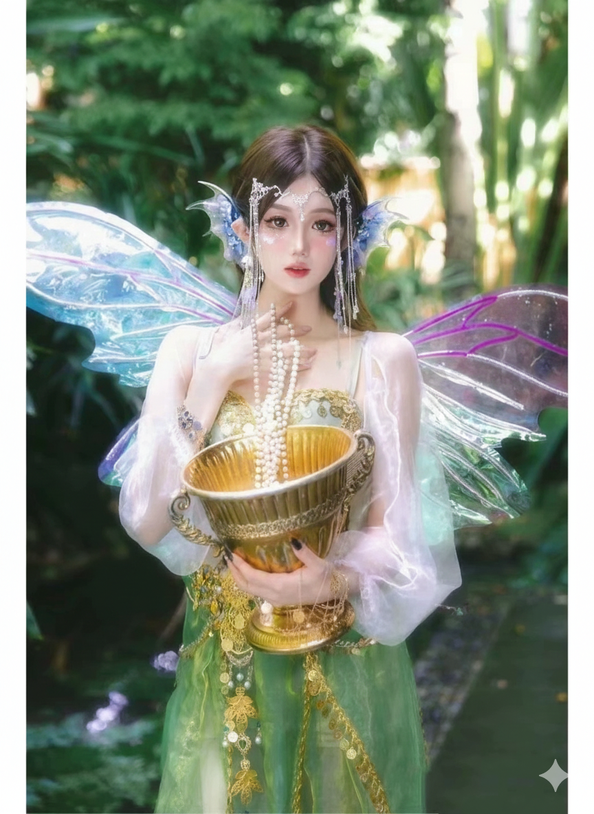 New Mermaid Princess Fairy Dream Fantasy Elf Costume