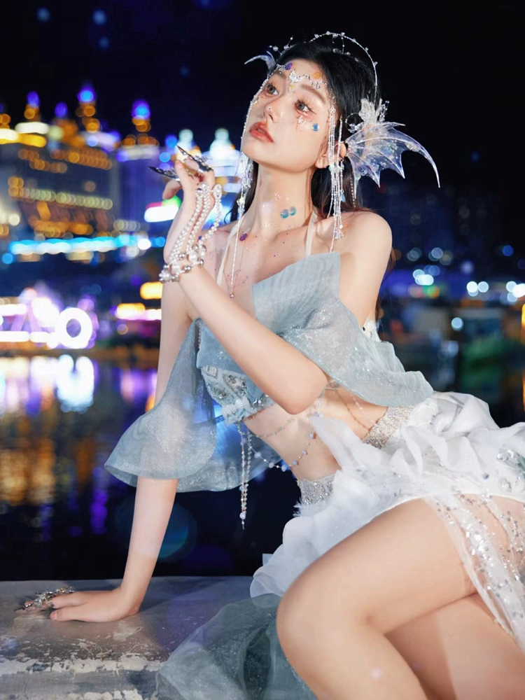 Mermaid Princess Outdoor Seaside Costume