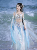 New Exotic Embroidered Mermaid Princess Costume