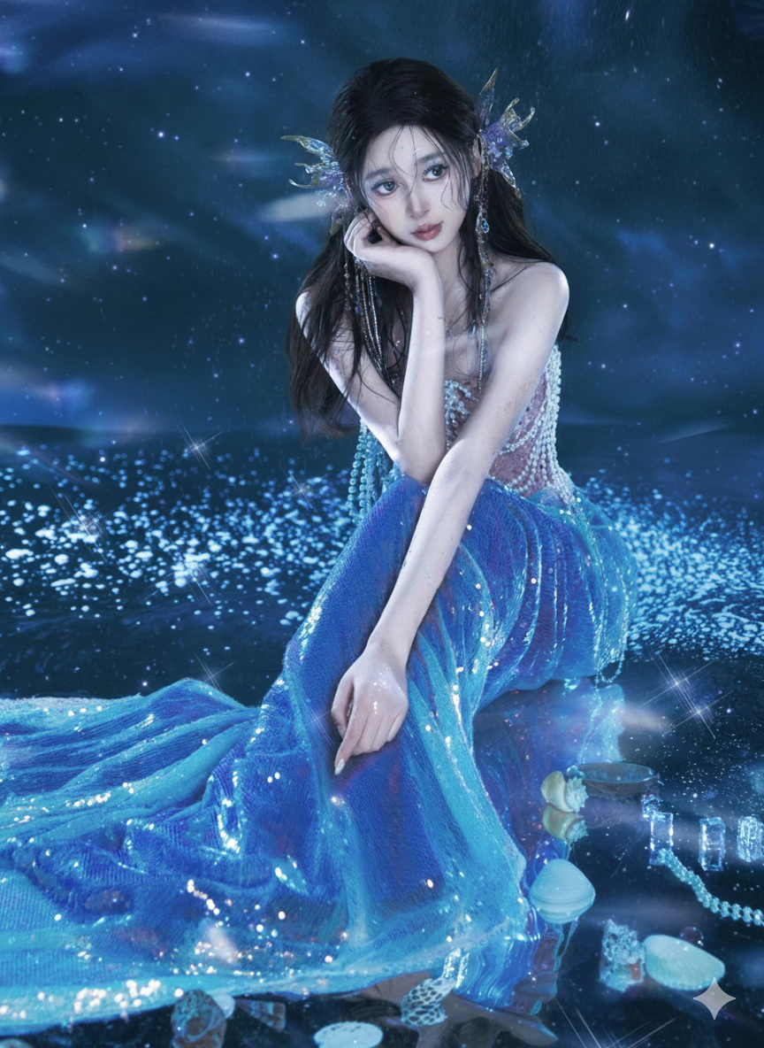 New Mermaid Princess & Fairy Costume